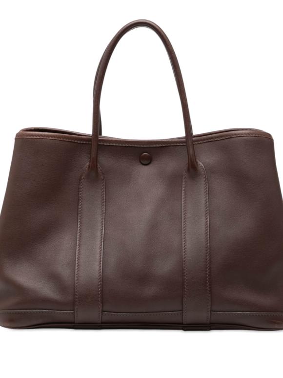 Hermes Brown Swift and Silk Bolduc Twilly Garden Party 30