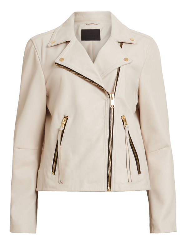 AllSaints Leather Dalby Biker Jacket