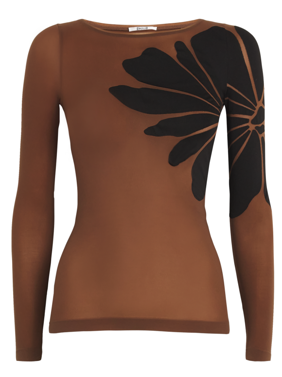 Wolford Marco Body Tattoo Top Long Sleeves