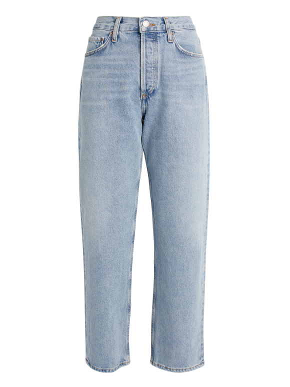 Agolde '90s Crop Mid-Rise Straight-Leg Jeans