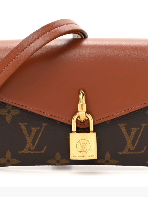 Louis Vuitton Coated Canvas And Leather Bag