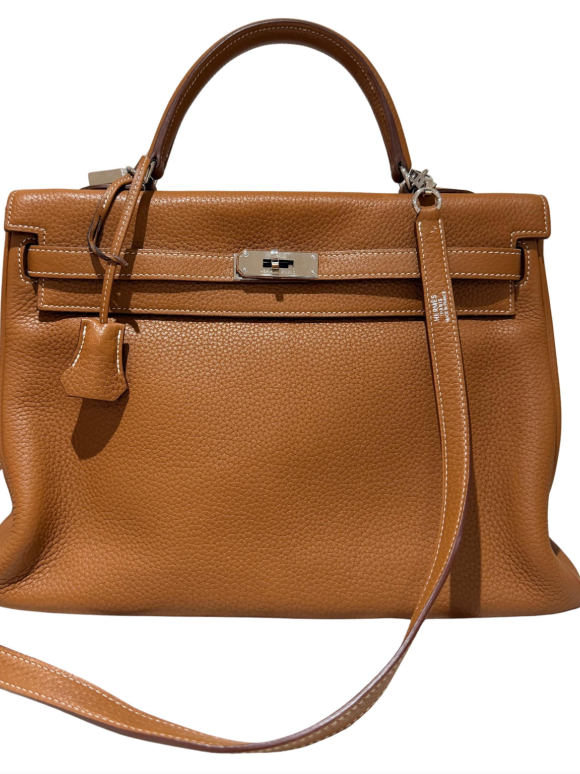 Hermes Tan Kelly 35
