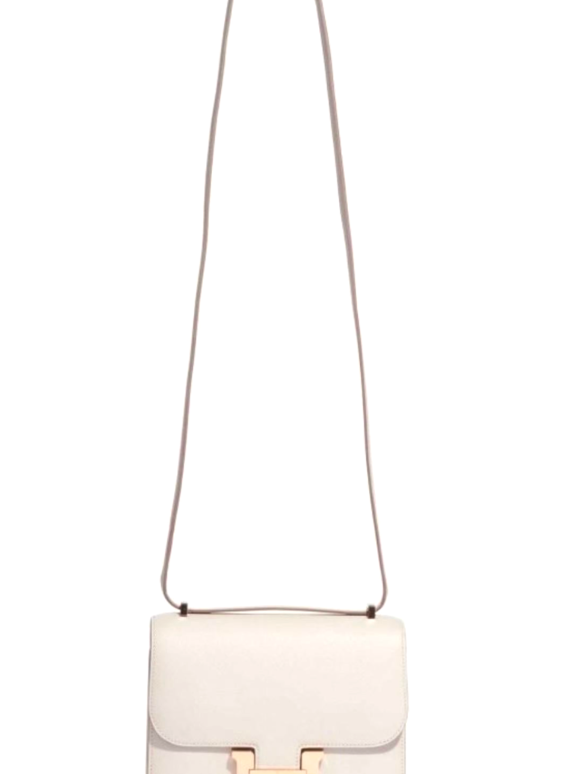 Hermes Craie Evercolour Leather Constance 18 with Rose Gold Hardware