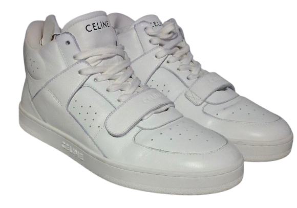 Celine  White CT-02 Mid Sneaker