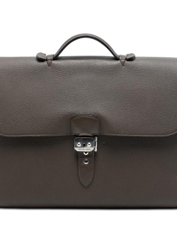 Hermes Brown Togo Sac a Depeches 40