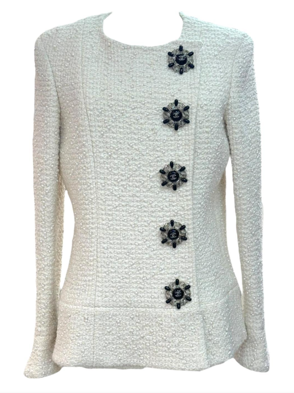Chanel Cream Metiers D'Art Jacket