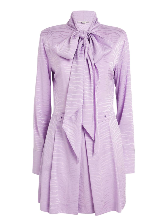 Stella McCartney Silk Tiger Print Mini Dress