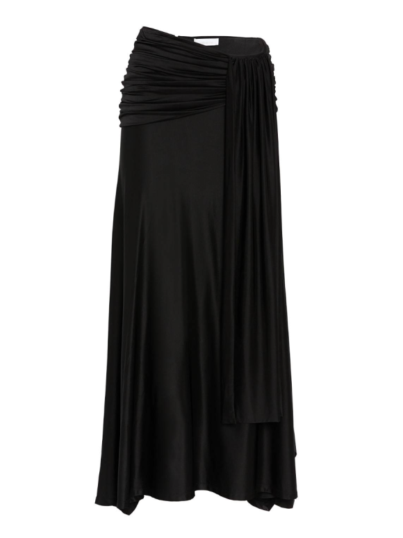 Rabanne Drape-Detail Maxi Skirt