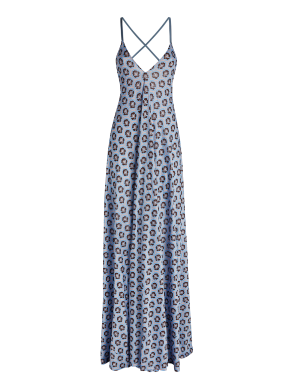 Etro Floral-Print Maxi Dress