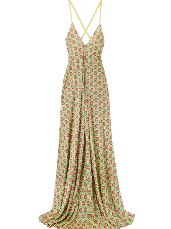 Etro  Printed Woven Maxi Dress