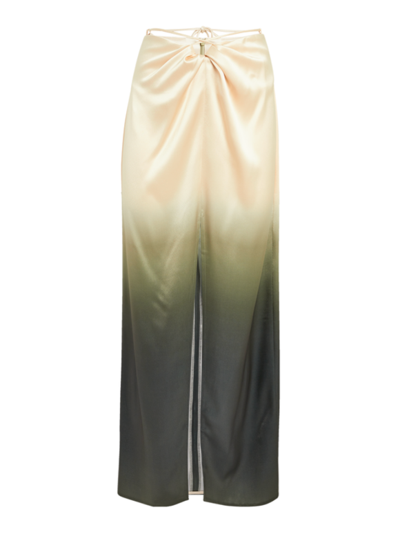 Nanushka  Ombré Satin Maxi Skirt
