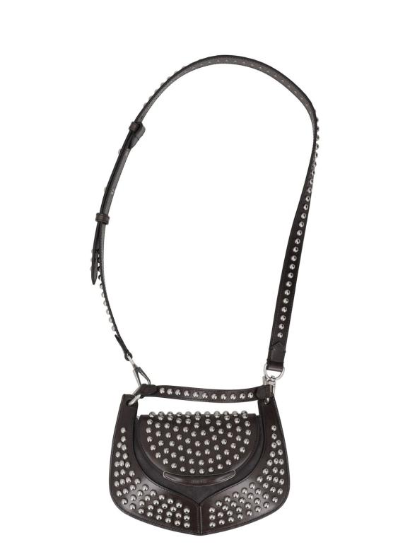 Del Core Studded Handbag Leather