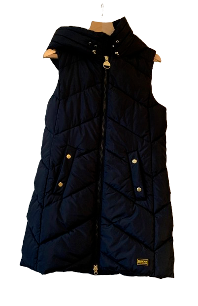 Barbour Black Hooded Gilet