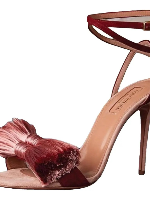 Aquazzura Aquazurra Heeled  Lotus Blossom Sandals