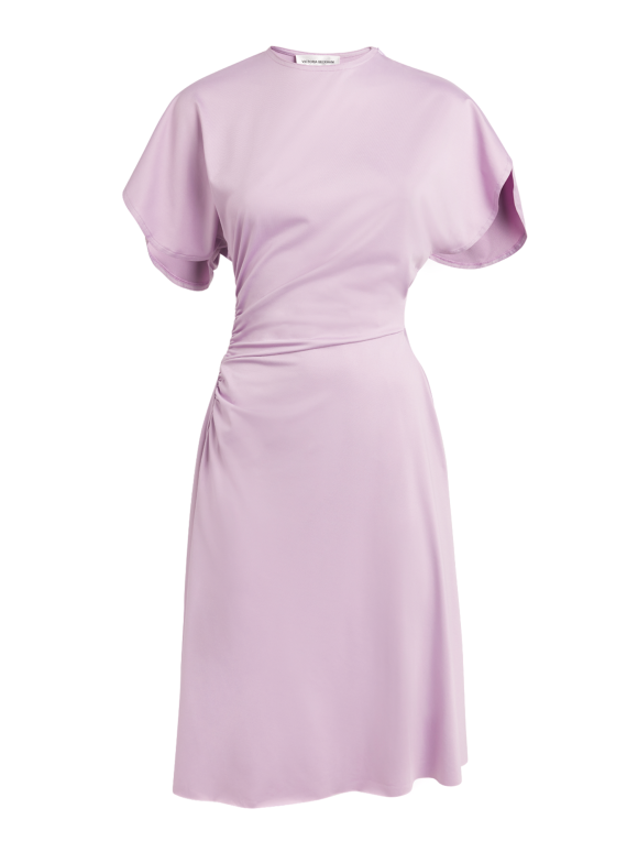 Victoria Beckham Ruched Stretch-Jersey Dress