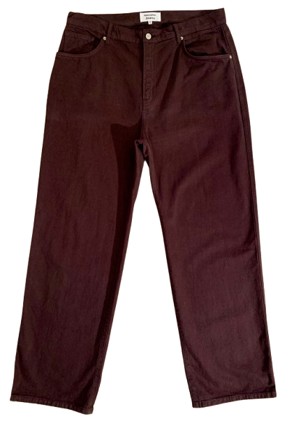 Reformation Organic Cotton Brown Jeans