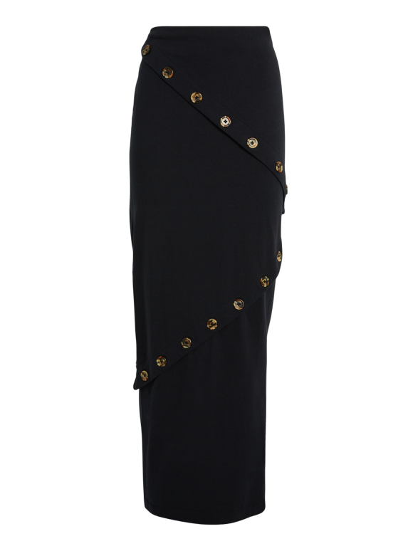 Awake A.W.A.K.E. Mode Buttoned Pencil Skirt