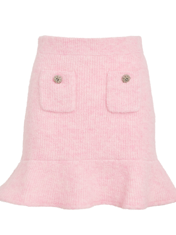 Self-Portrait Knit Mini Skirt