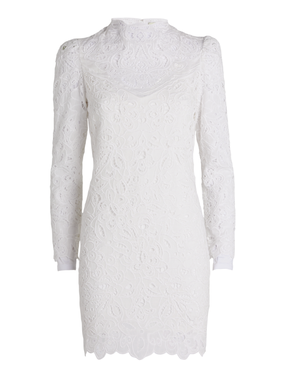 Isabel Marant Daphne Droderie Anglaise Ramie Mini Dress