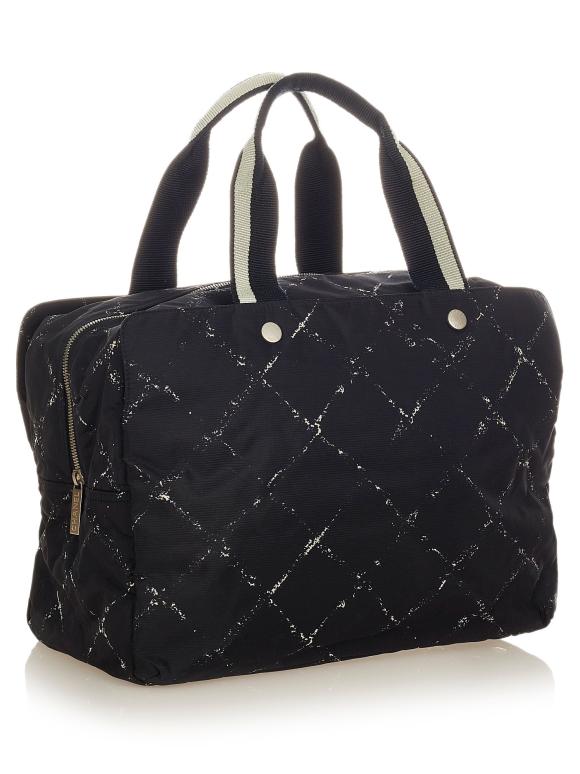 Chanel Old Travel Line Nylon Handbag