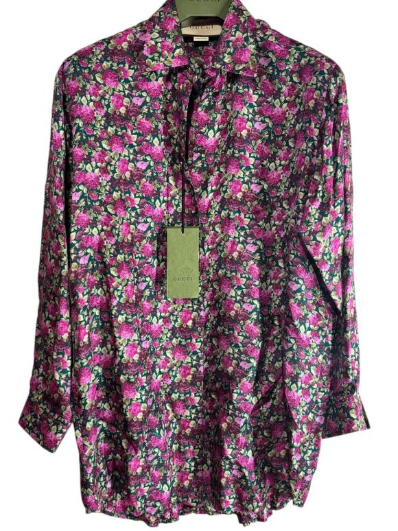 Gucci Floral Silk Shirt