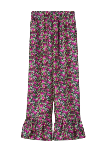 Gucci Floral Silk Trousers