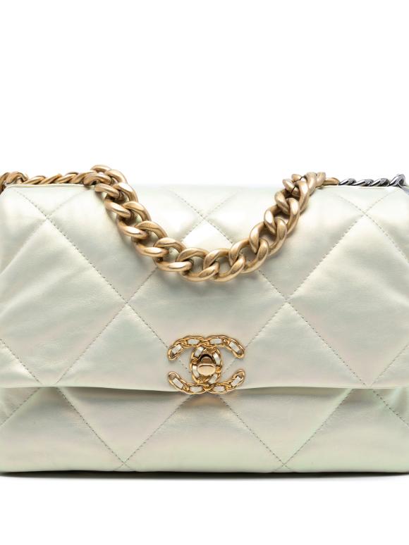 Chanel Large Iridescent Lambskin 19 Flap