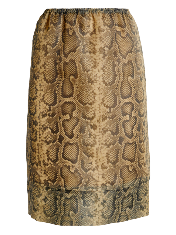 Sportmax Desio Snakeskin Mini Skirt