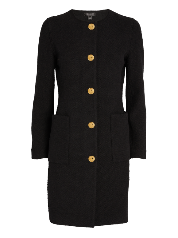 St. John Bouclé Twill Topper Jacket