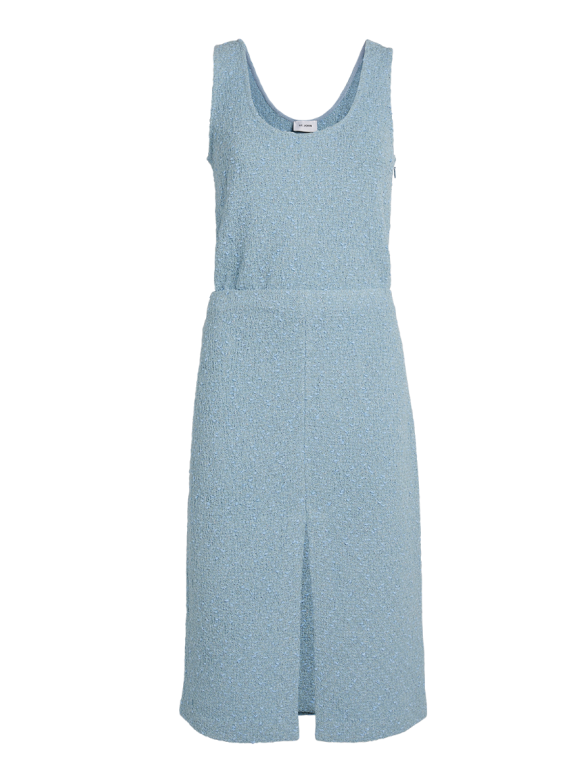 St. John Tweed Scoop Neck Dress