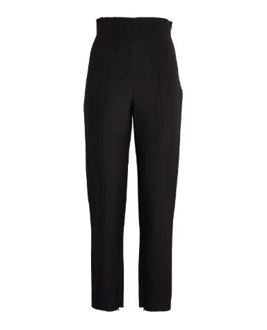 Khaite Lenn High-Rise Crepe Trousers