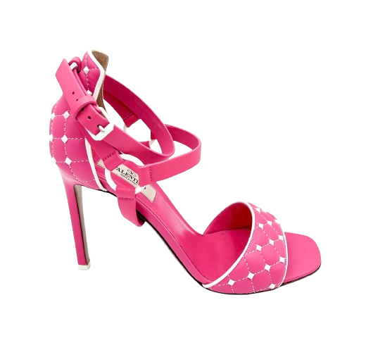 Valentino Pink Rockstud Sandals