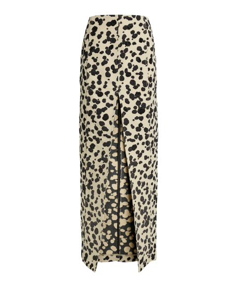 Area Dalmatian Denim Skirt