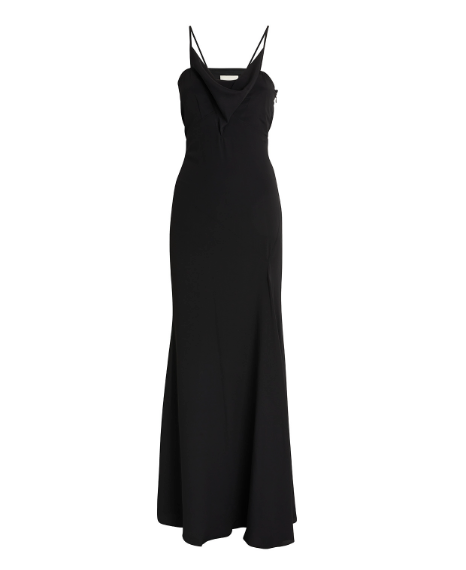 Isabel Marant Kapri Cowl-Neck Crepe Maxi Dress