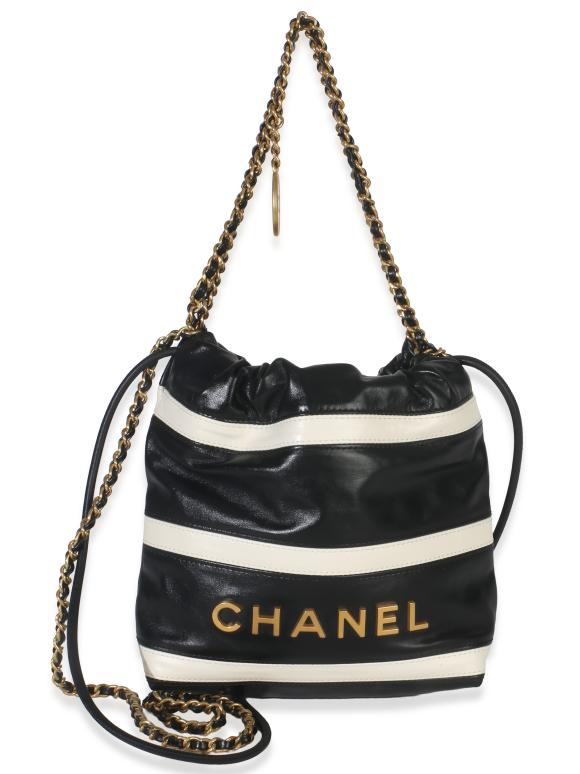 Chanel  Mini Quilted Calfskin 22 Hobo