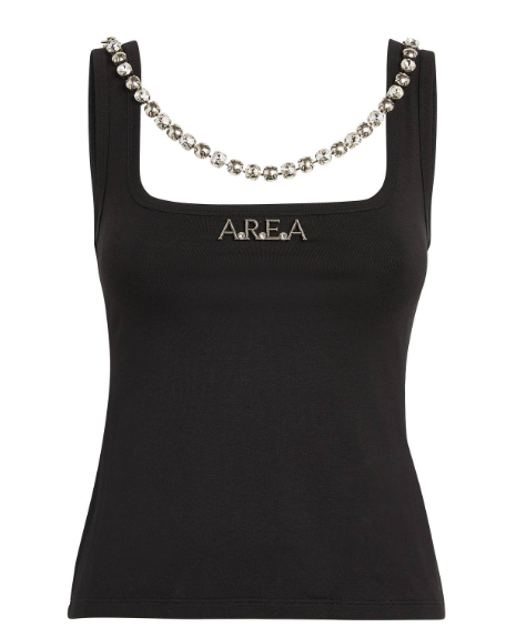 Area Nameplate Embellished Tank Top