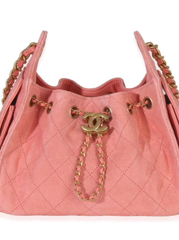 Chanel  Suede Mini Chanel 25 Hobo