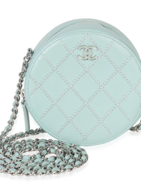 Chanel Ultimate Stitch Lambskin Round Clutch On Chain