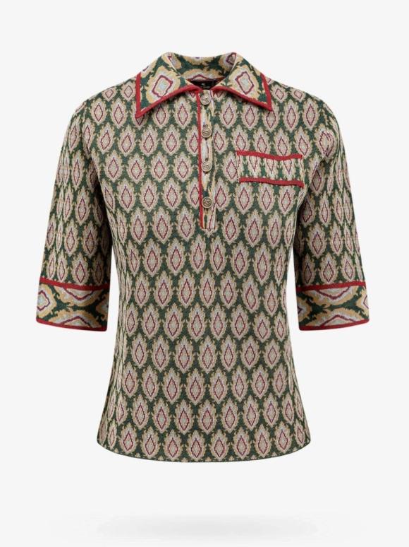Etro Printed Polo Shirt