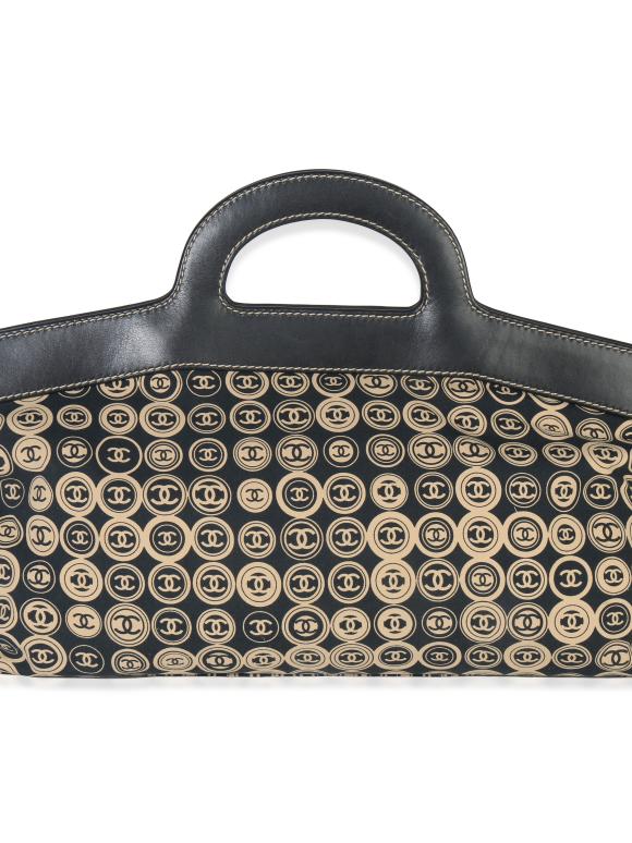 Chanel Fabric Coco  Logo Bag