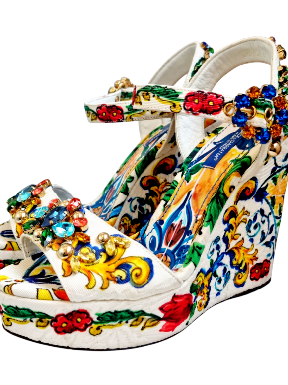 Dolce & Gabbana Majolica Wedges