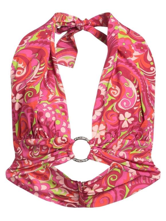 Dolce & Gabbana Printed Silk Top