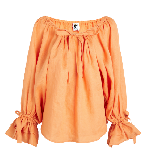 Sleeper Cha-Cha Linen Lounge Blouse