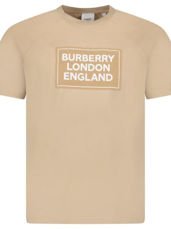 Burberry Beige Cotton T-Shirt