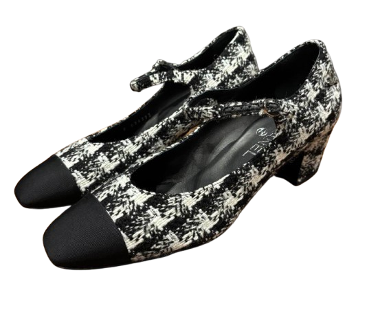 Chanel Tweed Mary Jane Heels