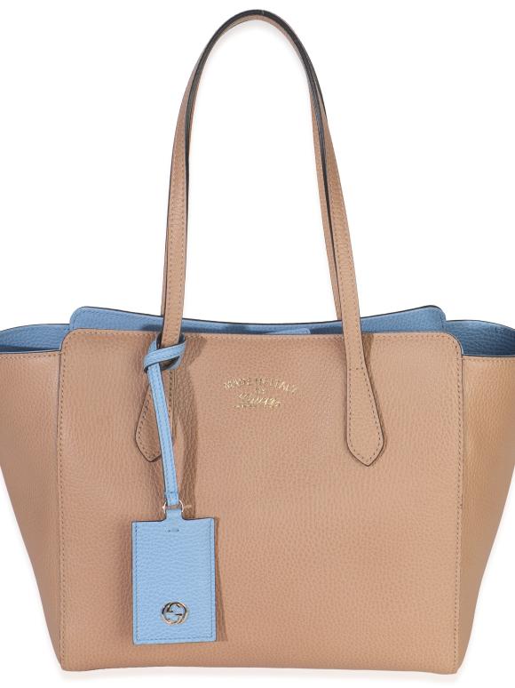 Gucci  Dollar Calfskin Swing Tote Bag