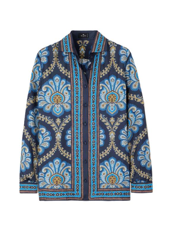 Etro Printed Silk Blouse