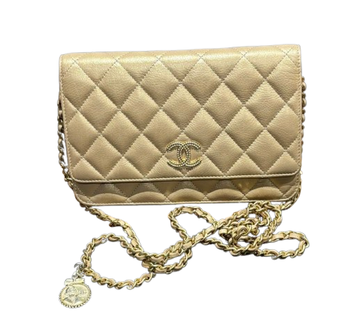 Chanel Beige Quilted WOC