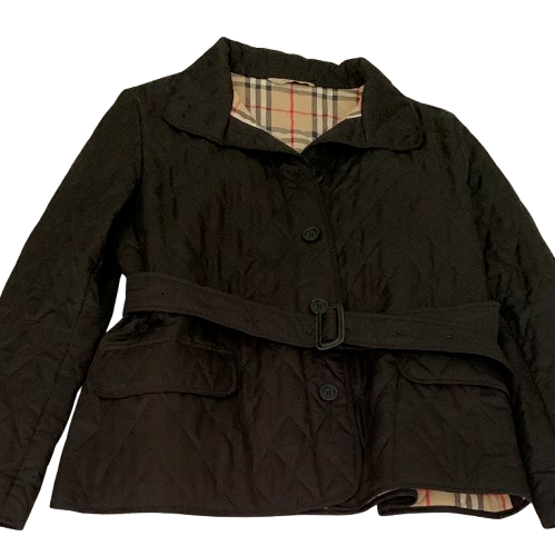 Burberry Black Quilted Jacket
