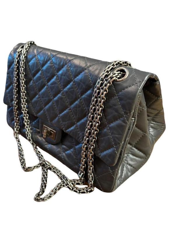 Chanel Grey Reissue Shoulder Bag